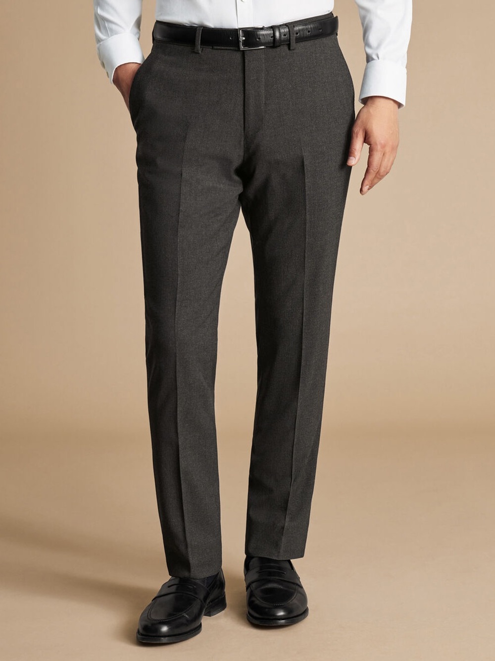 [IT54/US36/Ins31”]Tiger of Sweden Men's Herris Dress Pants in Charcoal Gray